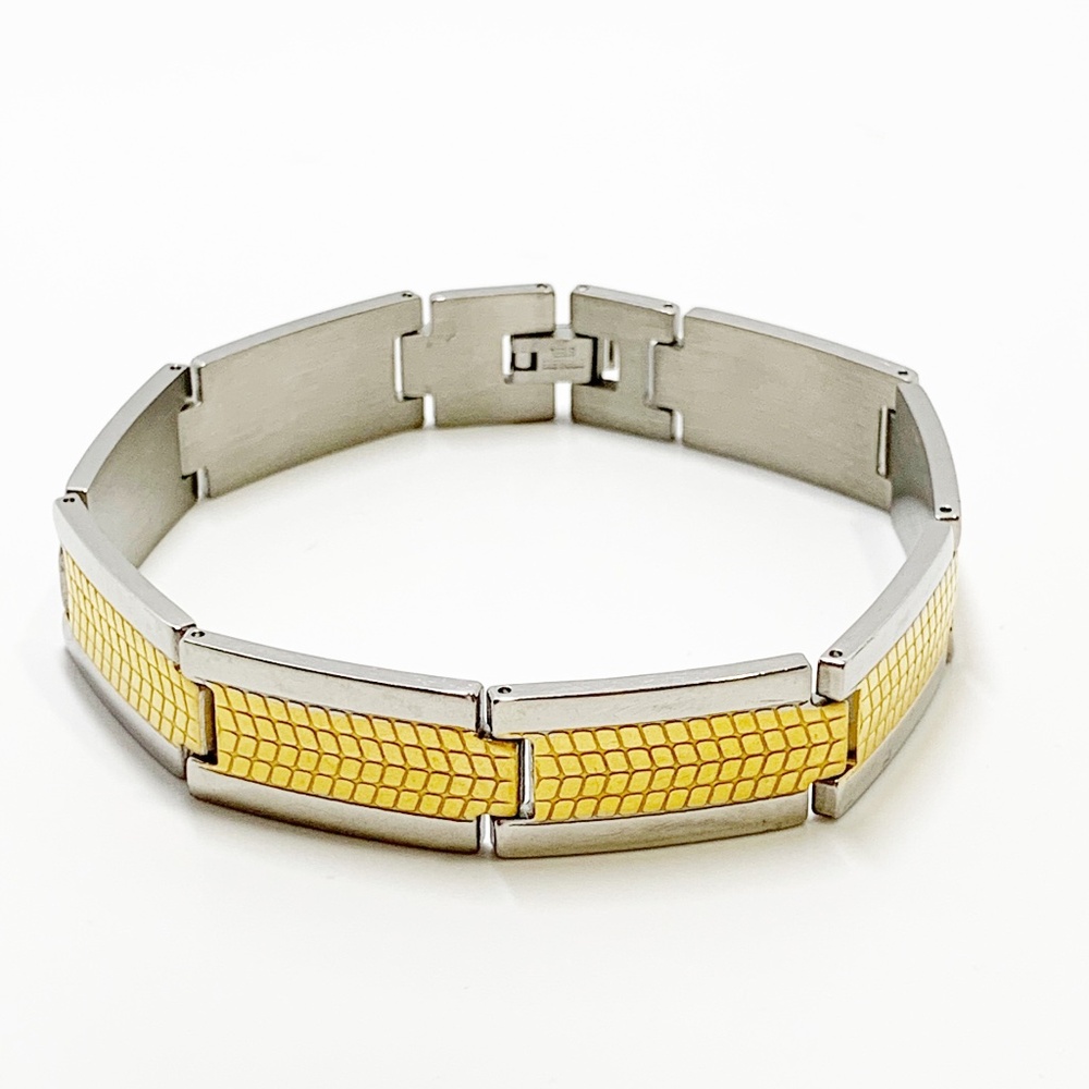 Kohl's Gold Silver Men Chain Bracelet